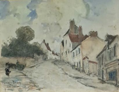 Franck BOGGS (1855-1926)
Les sablons March...