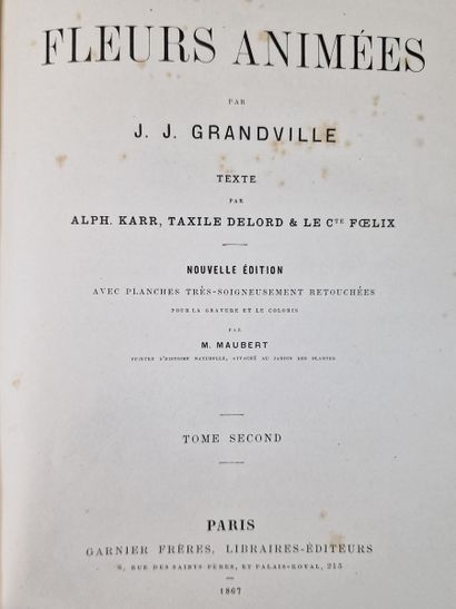 GRANDVILLE (Jean-Ignace-Isidore GERARD, dit),...