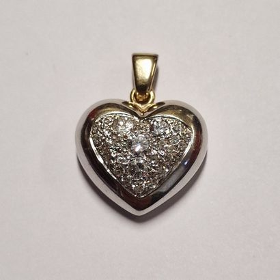 Modern CORDIFORME PENDANT in 750 Millièmes...