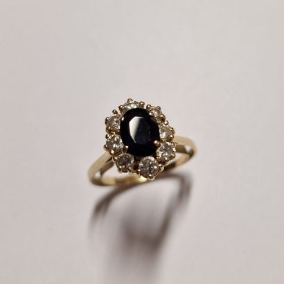 MARGUERITE MODERN RING in yellow gold 750...