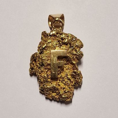 PEPITE D'OR - Modern Foreign Work pendant...