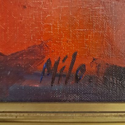 MILO (20TH CENTURY)
Sailboats
OIL ON CANVAS
Signed...