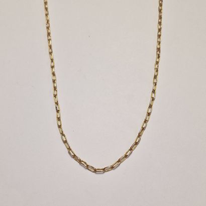 CHAIN - Foreign work in yellow gold 750 Millièmes...
