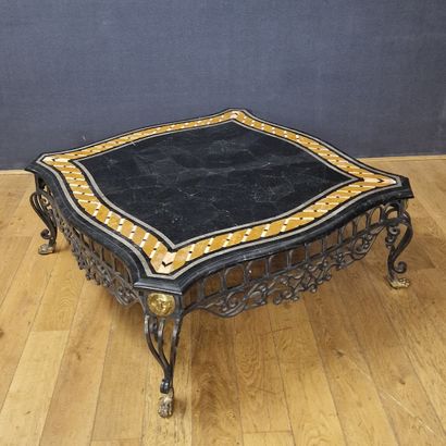 SQUARE LOW TABLE WITH MOVING EDGES in the...