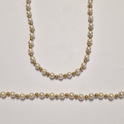 MODERN HALF-PARACLE composed of a NECKLACE...