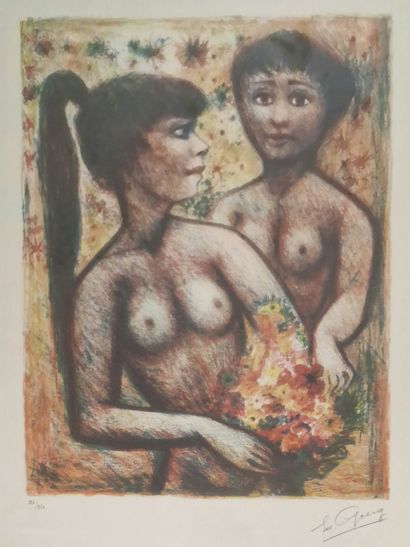 Edouard GOERG (1893-1969)
The couple
LITHOGRAPHY
Signed...