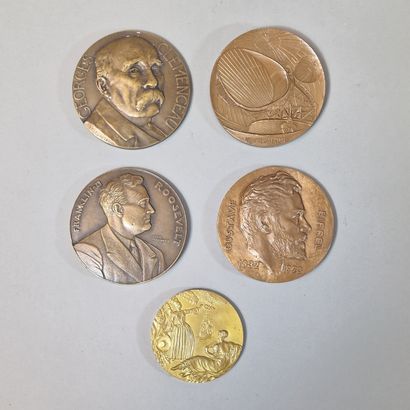 5 BRONZE MEDALS :
- Compagnie Générale Transatlantique...