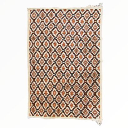 North African rug (warp, weft and wool pile),...