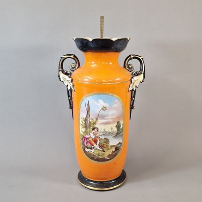 LARGE VASE A ANSES - Paris - Napoleon III...