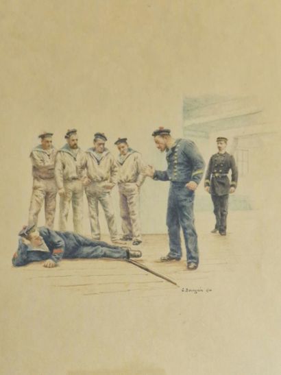 Gustave BOURGAIN (1856-1918)
Sailors
PAIR...