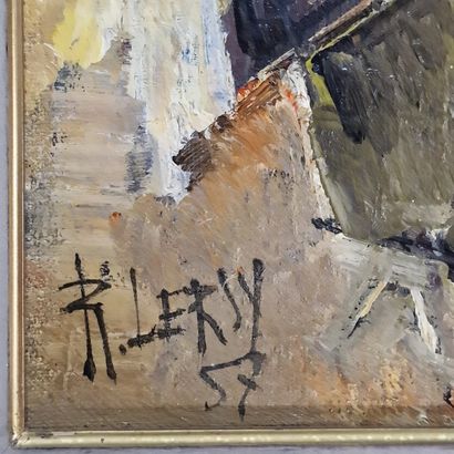 Roger LERSY (1920-2004)
Yellow piano - 1957
OIL...