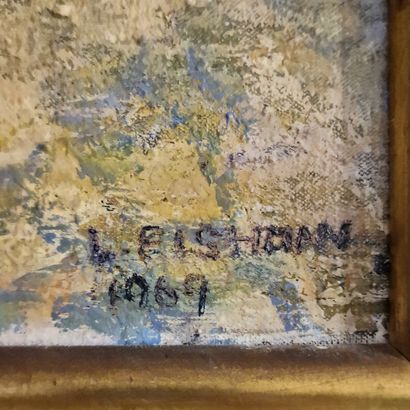 L. FISHMAN (XXth Century)
Still life on the...