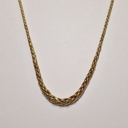 MODERN COLLAR in yellow gold 750 Millièmes...