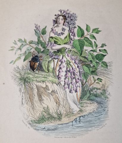 GRANDVILLE (Jean-Ignace-Isidore GERARD, dit),...