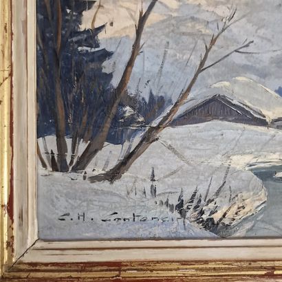 Charles Henry CONTENCIN (1898-1955)
Snow,...