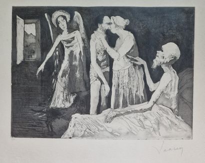 Jean JANSEM (1920-2013)
Tobie's farewell
ETCHING,...