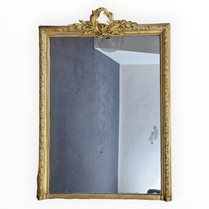 Louis XVI style CHIMNEY MIRROR Circa 1900...