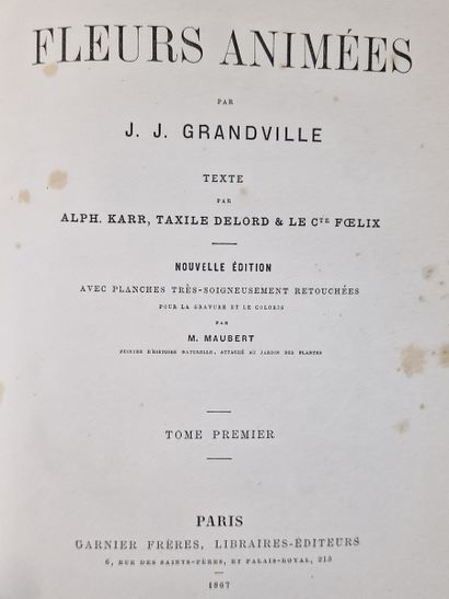 GRANDVILLE (Jean-Ignace-Isidore GERARD, dit),...