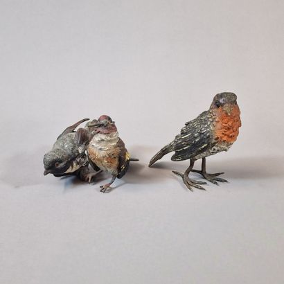 2 early 20th century VIENNA BRONZES with...