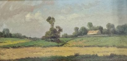 BERTIN (XIX-XXth Centuries)
Animated landscape
OIL...