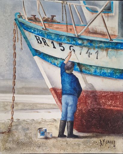 Bernard MORINAY (Born 1949)
The painter......