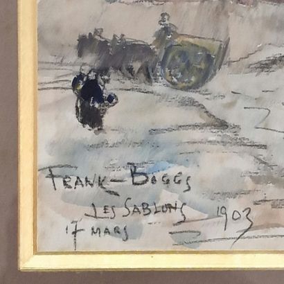 Franck BOGGS (1855-1926)
Les sablons March...