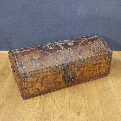 Rectangular travel case with domed lid in...