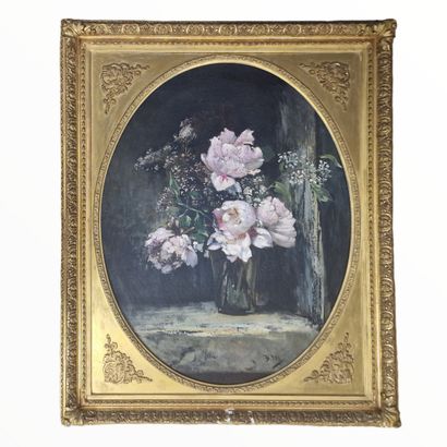 EARLY 20TH CENTURY SCHOOL
Bouquet of peonies
OIL...