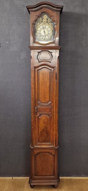 LARGE XVIIIth CENTURY PARQUET CLOCK with...