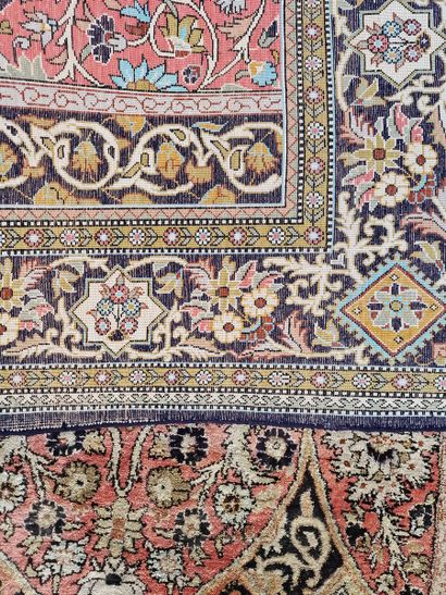 SILK GHOUM RUG (cotton warp and weft, silk...
