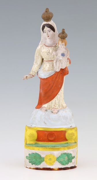 SANTIBELLI - VIRGIN AND CHILD
Provence XIXth...