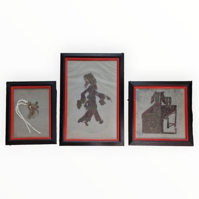 CHINA - EARLY 20TH CENTURY - THREE ARTICULATED...