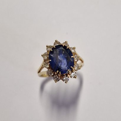 MARGUERITE Moderne ring in yellow gold 750...