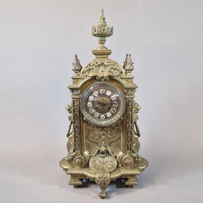 PENDULE BORNE de Style Renaissance - Fin...