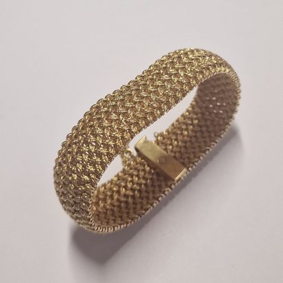 Circa 1960 yellow gold 750 Millièmes BRACELET...