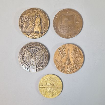 5 BRONZE MEDALS :
- Compagnie Générale Transatlantique...