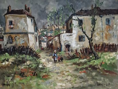 Robert L.P. LAVOINE (1916-1999) 
Menilmontant...