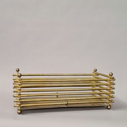 RECTANGULAR GOLDEN BRASS GARDEN Circa 1900
15.5...