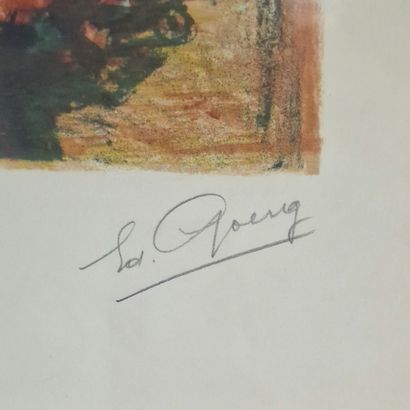 Edouard GOERG (1893-1969)
The couple
LITHOGRAPHY
Signed...
