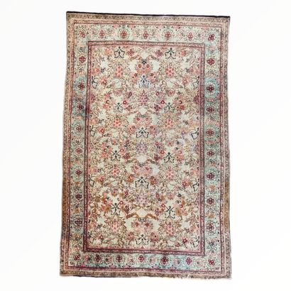 SILK GHOUM RUG (cotton warp and weft, silk...