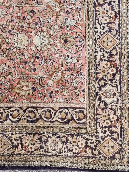 SILK GHOUM RUG (cotton warp and weft, silk...