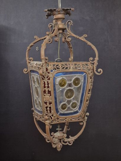 Renaissance style gas LANTERN Circa 1860-1880...