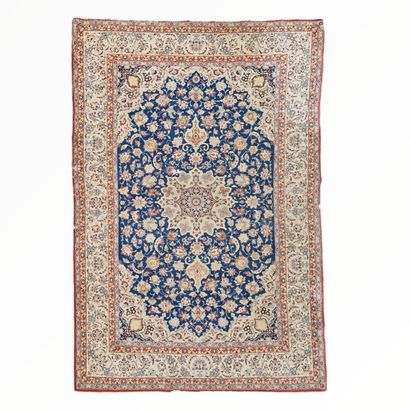 ISPAHAN RUG (cotton warp and weft, wool velvet),...