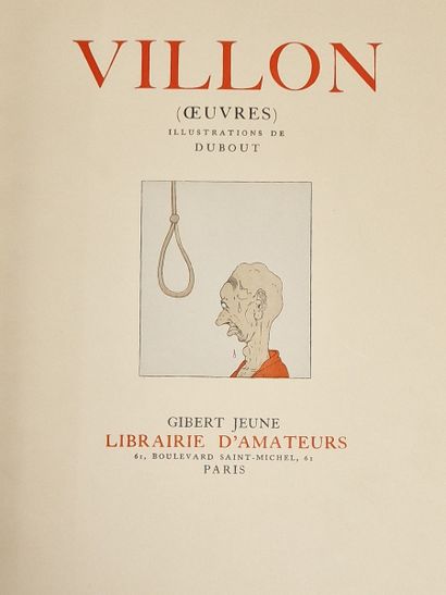 3 VOLUMES ILLUSTRES :
- Villon: Oeuvres,...