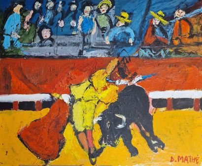 Daniel MATHE (1944-2014)
Corrida scene
OIL...