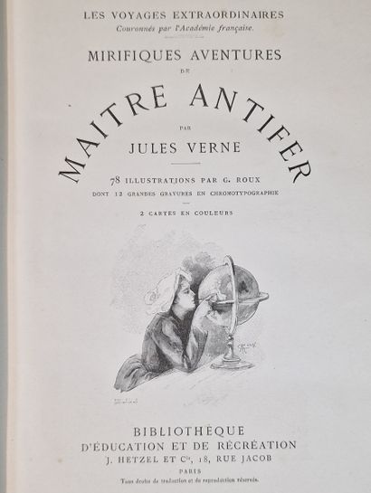 Jules VERNE (1828-1905) - HETZEL COLLECTION,...