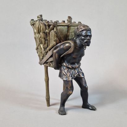 STATUTE OF A PORTEFAIX SLAVE from the Late...