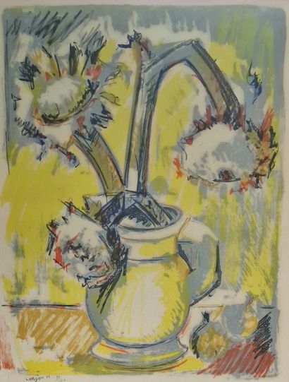 Bernard LORJOU (1908-1986) 
Still life with...