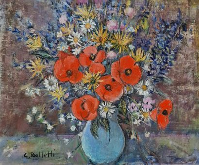 César BOLLETTI (c.1915-1995)
Country bouquet
OIL...