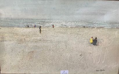 73/ Henri-André MARTIN (1918-2004)
Beach...